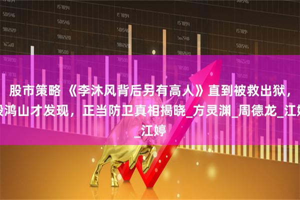 股市策略 《李沐风背后另有高人》直到被救出狱，段鸿山才发现，正当防卫真相揭晓_方灵渊_周德龙_江婷